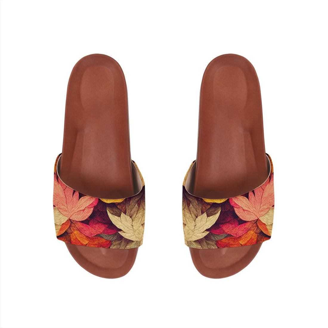 Havana Slide Slipper Vibrant leaves - CANVAEGYPT