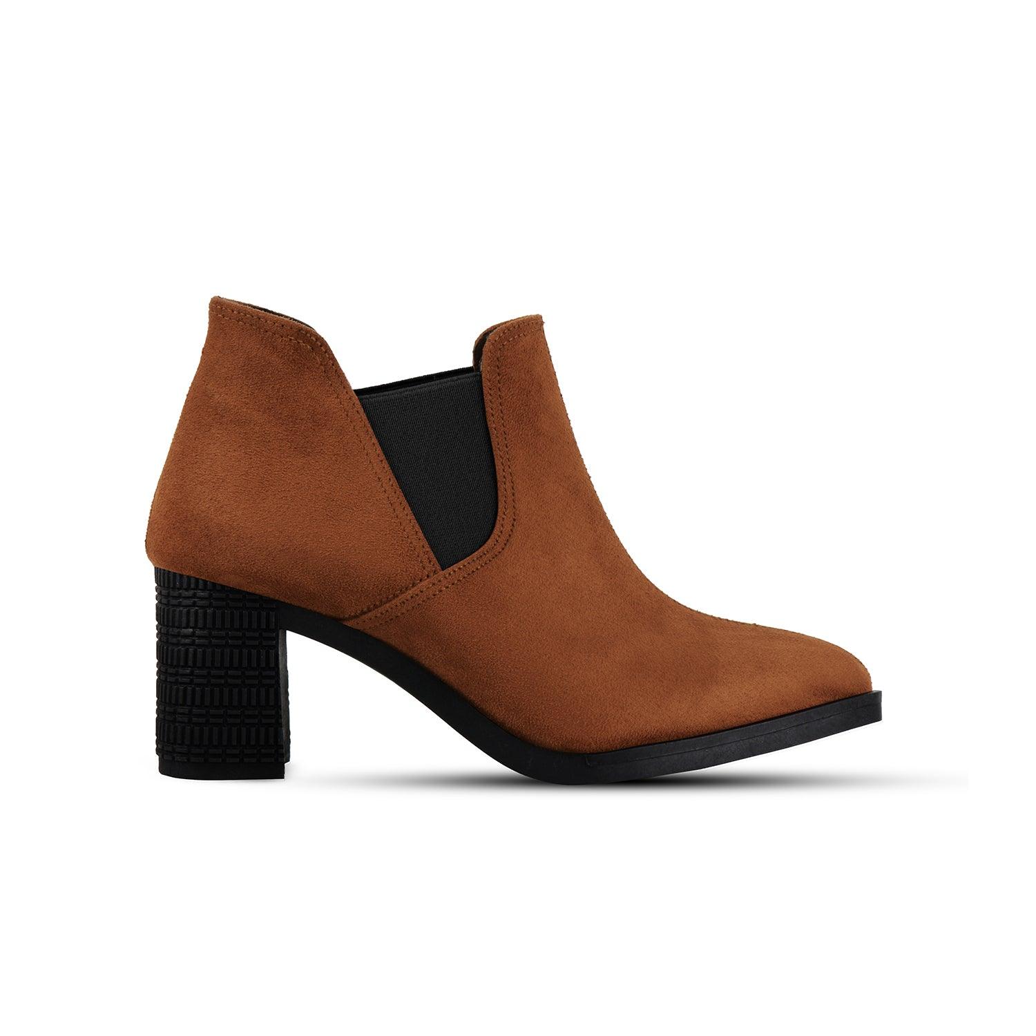 Havana Slit Heeled Bootie - 5