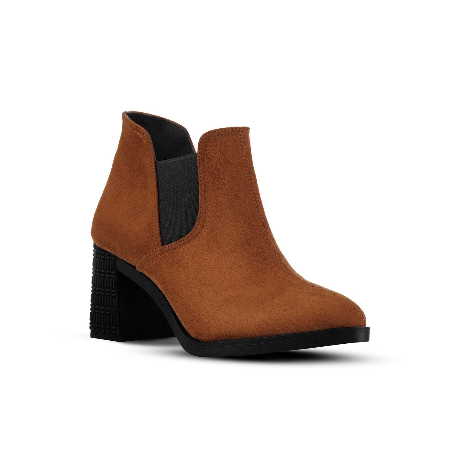 Havana Slit Heeled Bootie - CANVAEGYPT