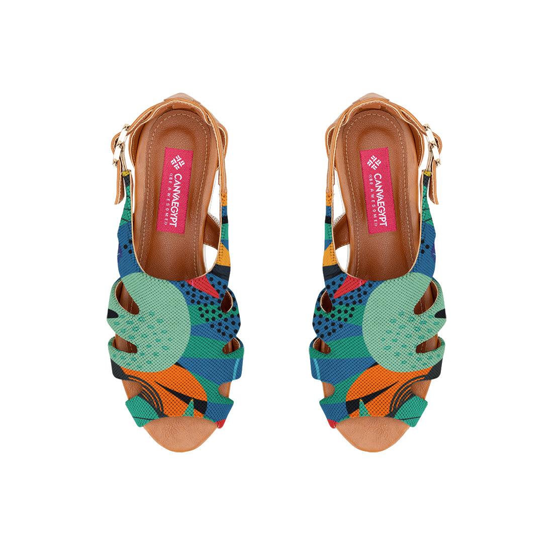 Havana Spider Toe Sandal Abstract - CANVAEGYPT