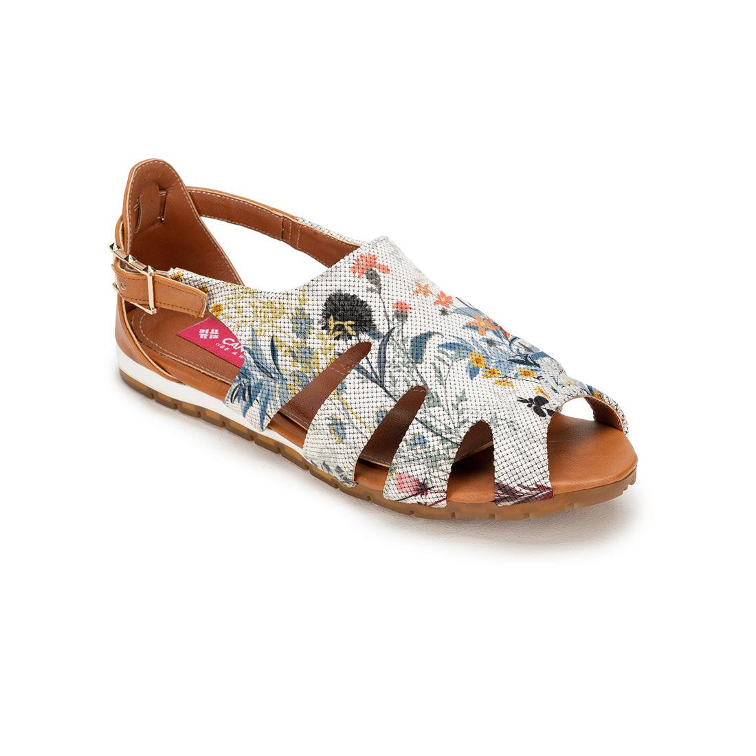 Havana Spider Toe Sandal Floary - CANVAEGYPT