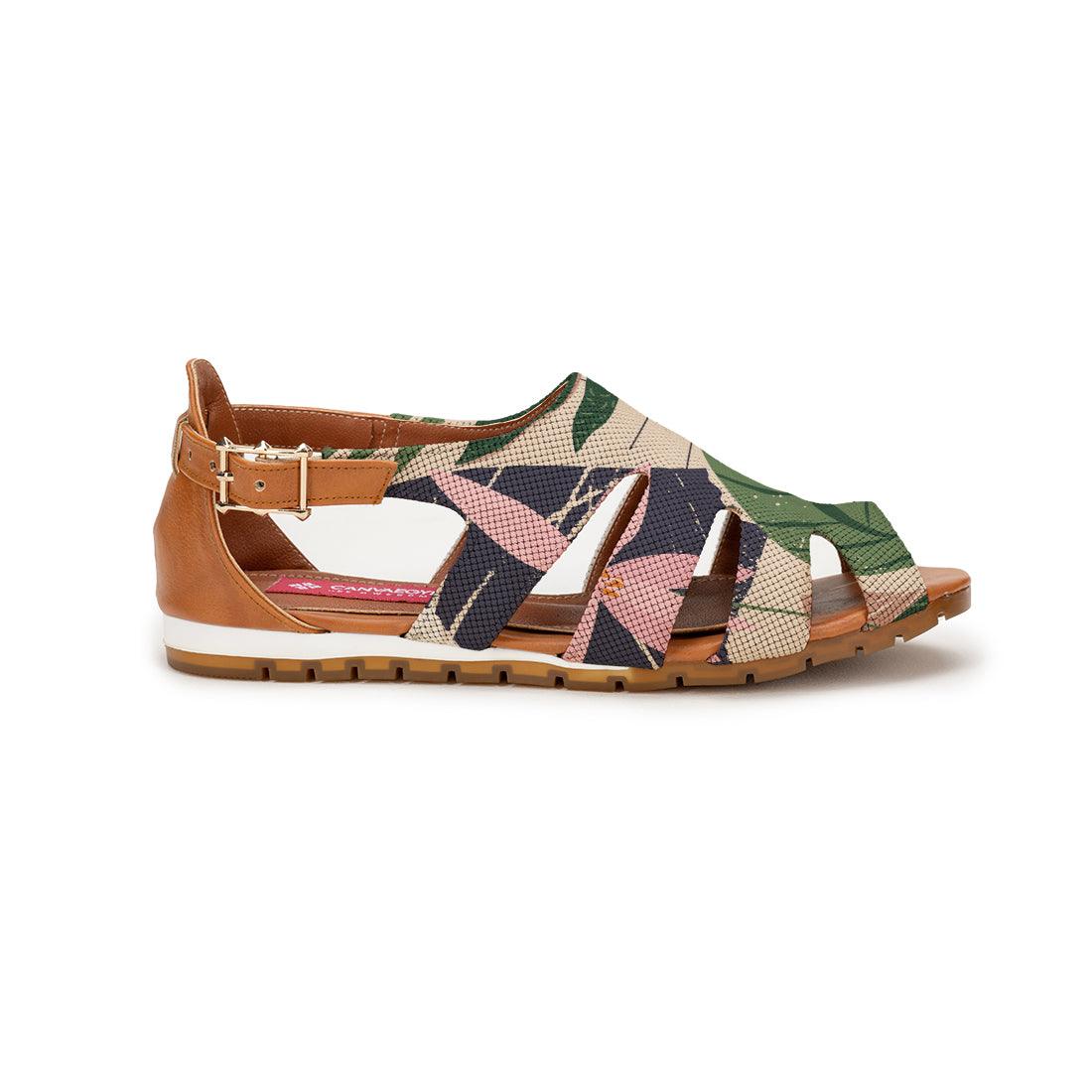 Havana Spider Toe Sandal Leaf - CANVAEGYPT