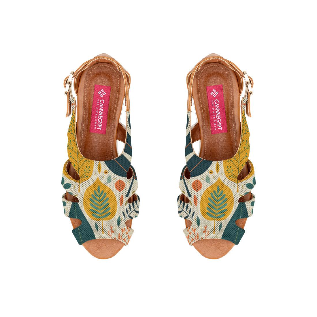 Havana Spider Toe Sandal Leaves - CANVAEGYPT