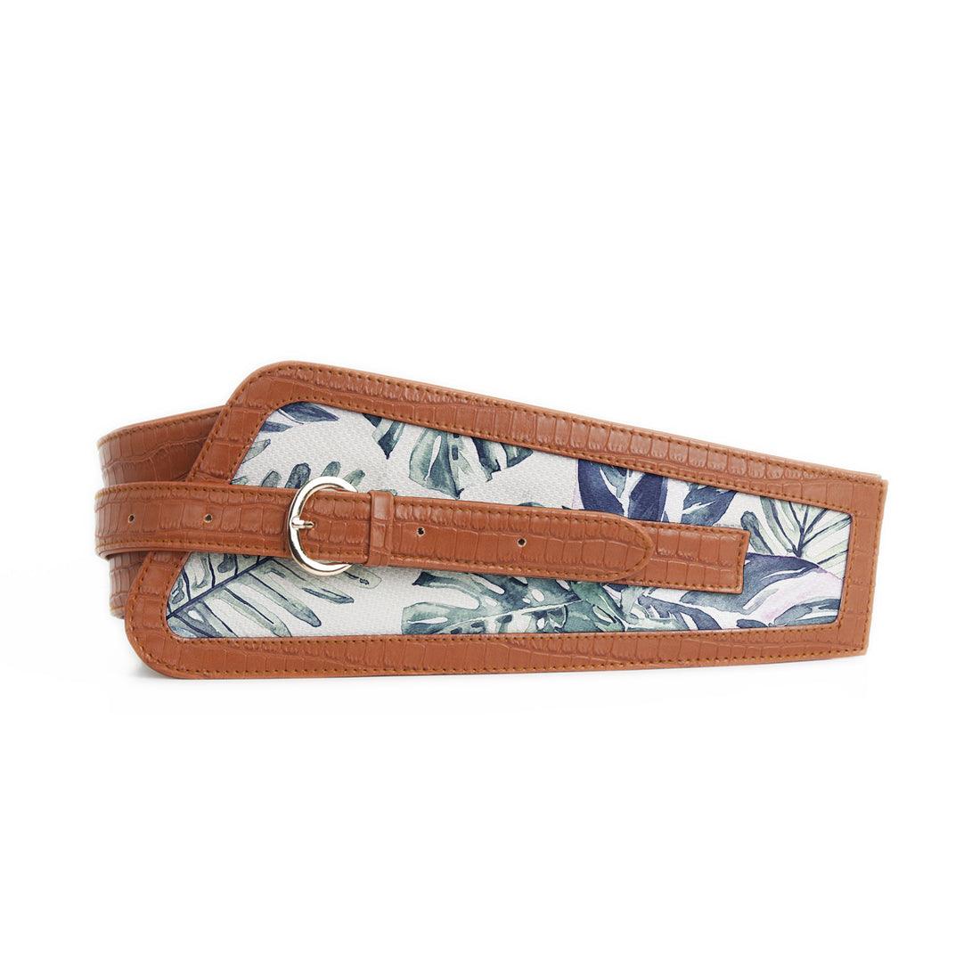 Havana Women's Belt Watercolor Tropical - CANVAEGYPT