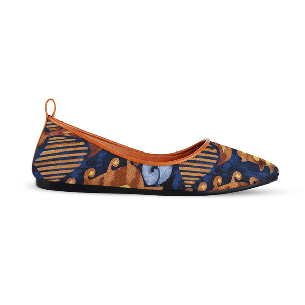 Havane Round Toe Shoe Gold garden