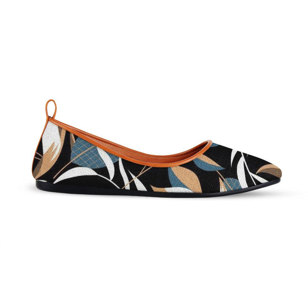 Havane Round Toe Shoe Leaves