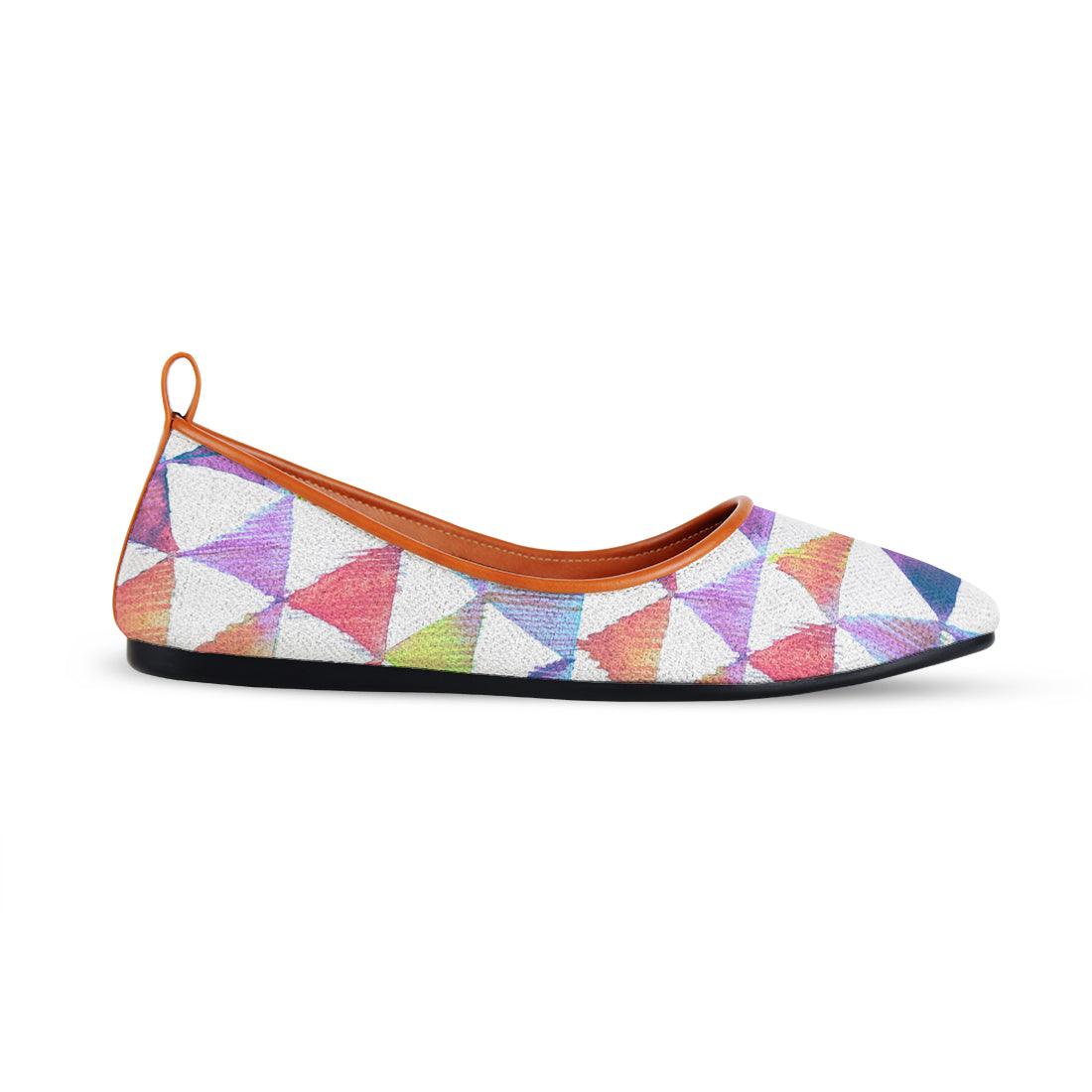 Havane Round Toe Shoe Rainbow triangles - CANVAEGYPT