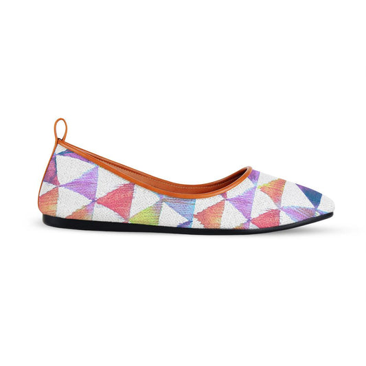 Havane Round Toe Shoe Rainbow triangles - CANVAEGYPT