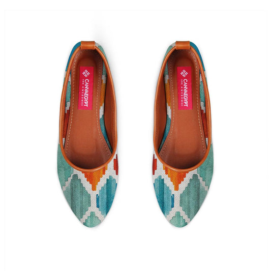 Havane Round Toe Shoe Rhombus sarong - CANVAEGYPT