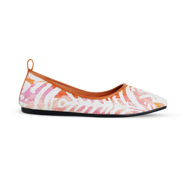 Havane Round Toe Shoe Rose ikat