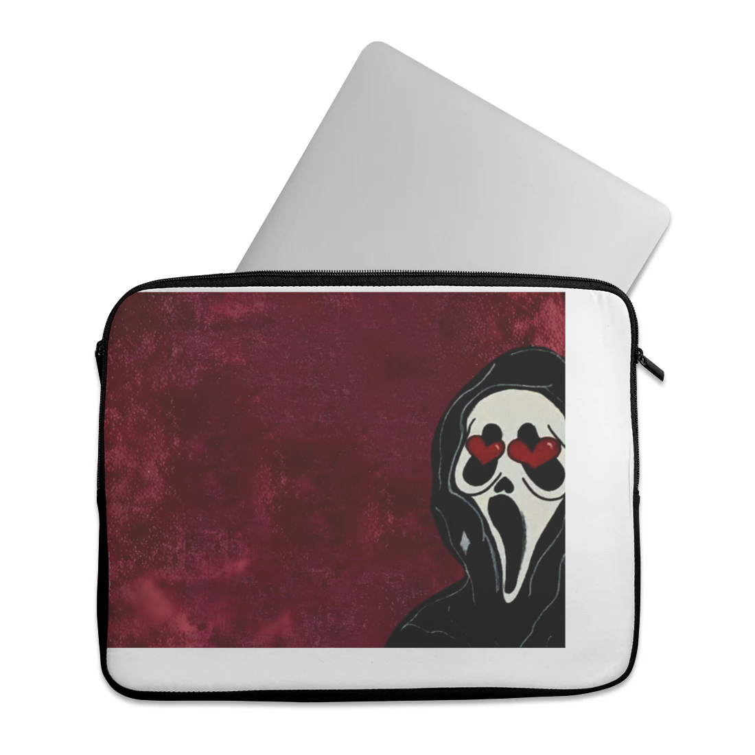 Heart Scream design printed on a laptop sleeves — ECADRA