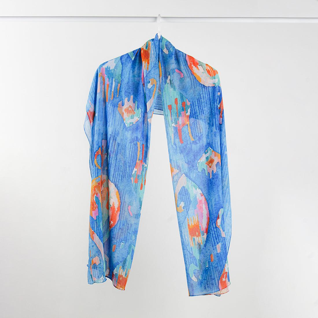 Hijab Scarf Electric blue - CANVAEGYPT