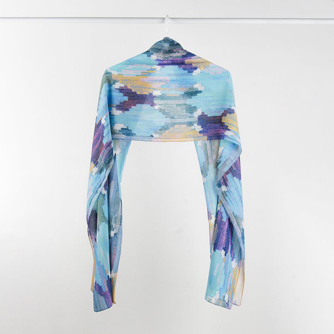 Hijab Scarf Iris ikat - CANVAEGYPT