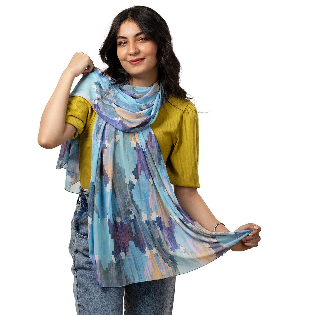 Hijab Scarf Iris ikat - CANVAEGYPT