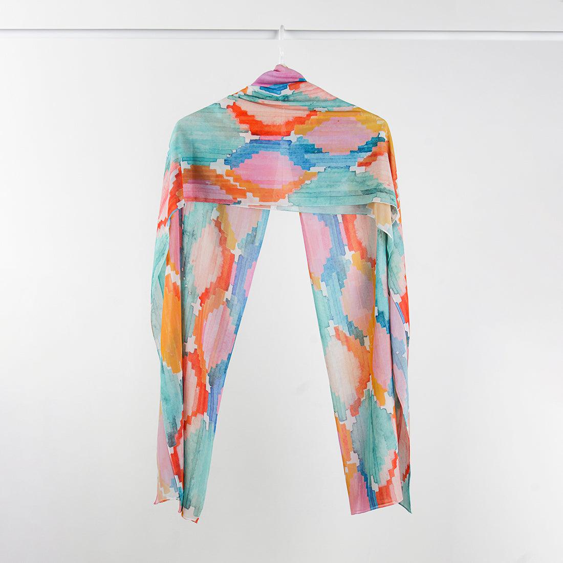 Hijab Scarf Marmalade ikat - CANVAEGYPT