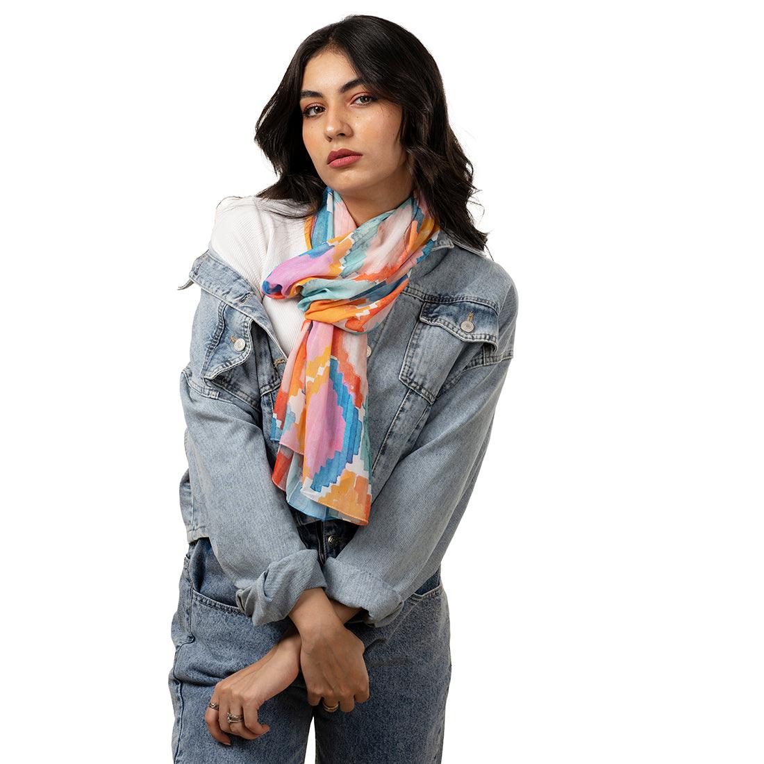 Hijab Scarf Marmalade ikat - CANVAEGYPT
