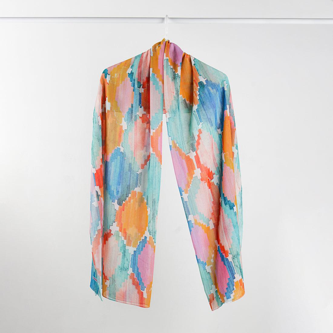 Hijab Scarf Marmalade ikat - CANVAEGYPT