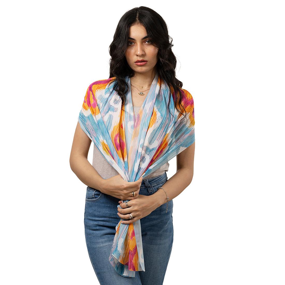 Hijab Scarf Purple blossom - CANVAEGYPT