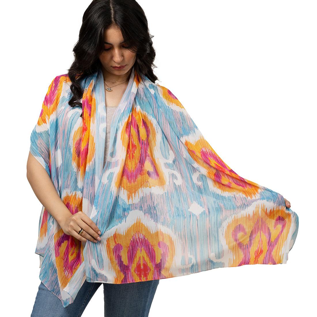 Hijab Scarf Purple blossom - CANVAEGYPT