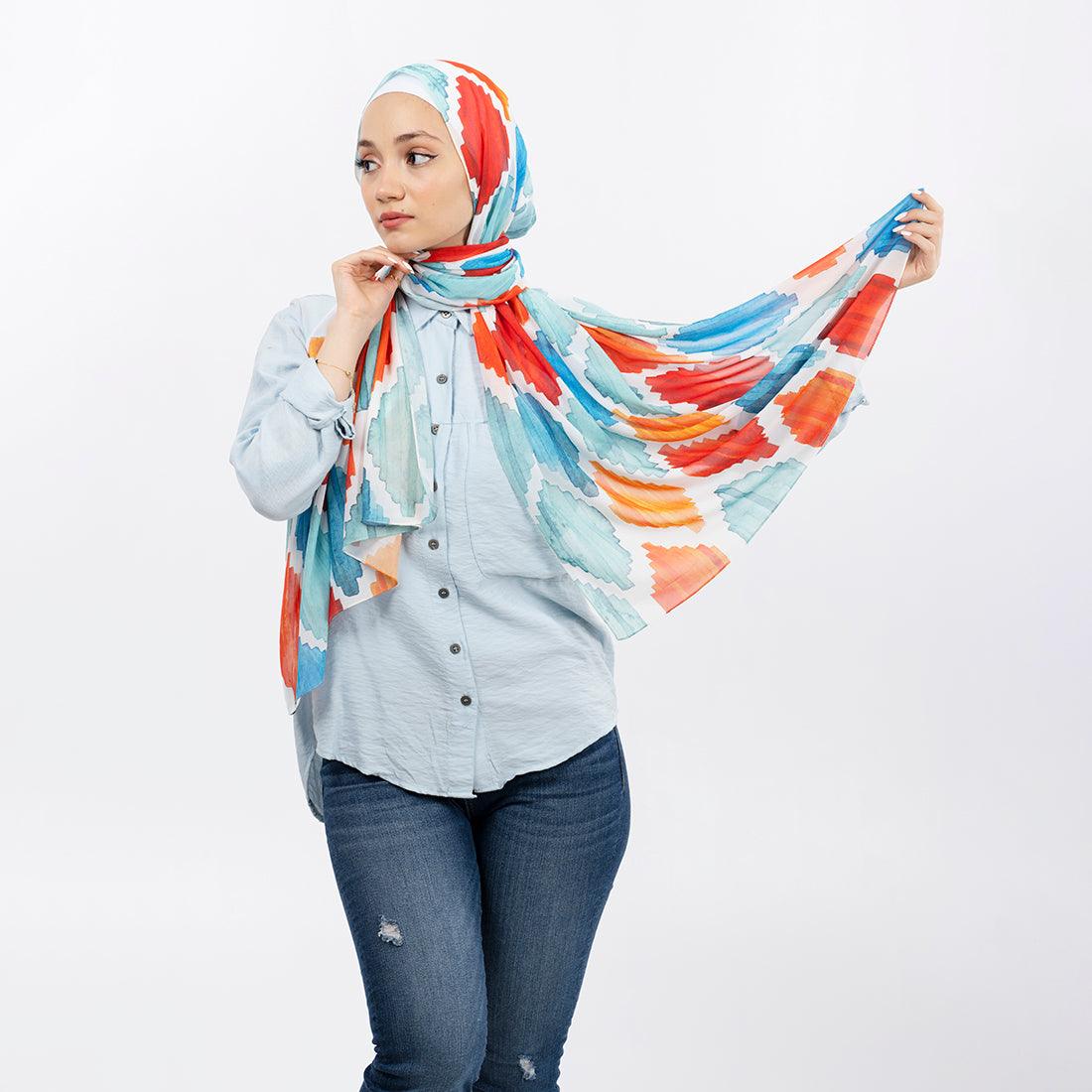 Hijab Scarf Rhombus sarong - CANVAEGYPT