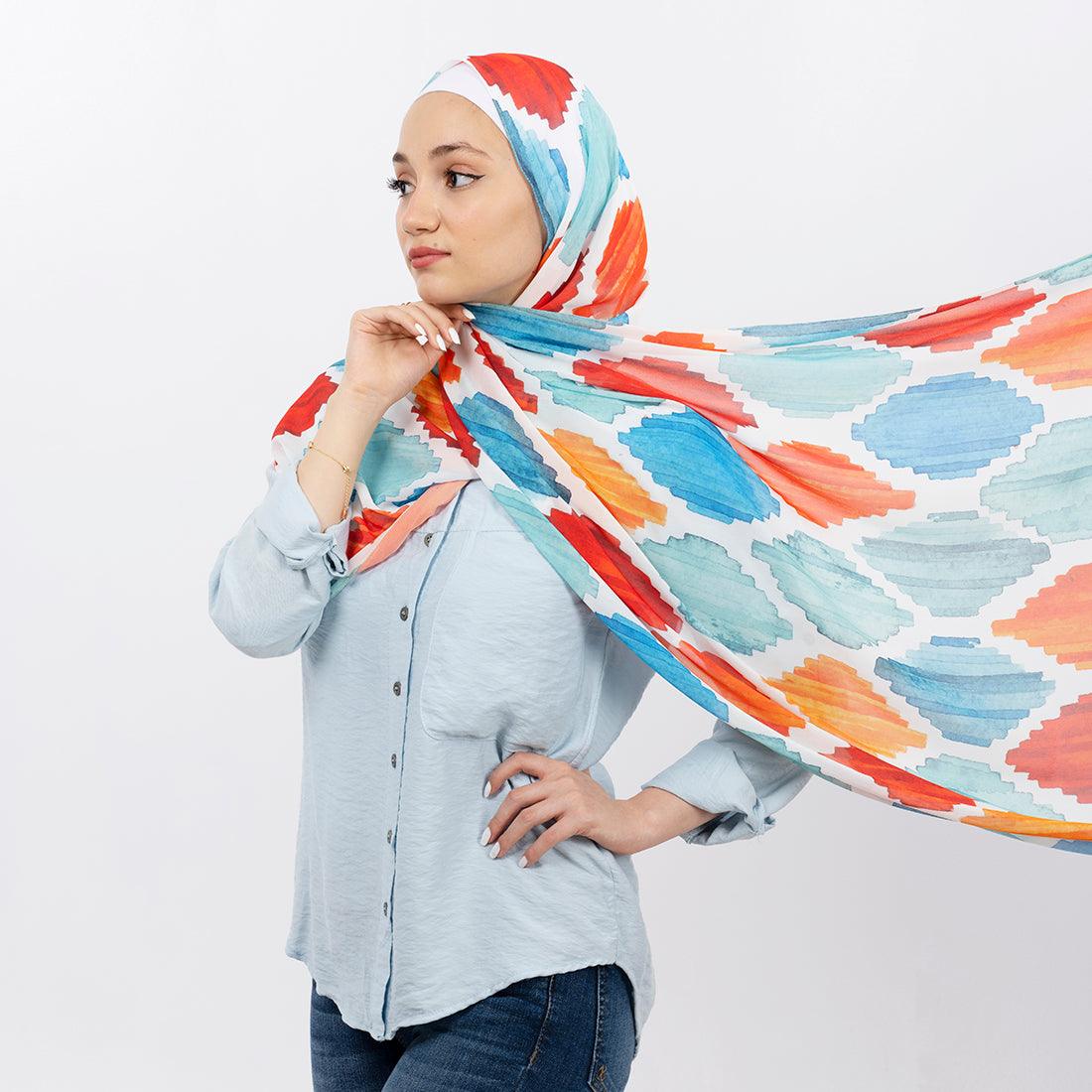 Hijab Scarf Rhombus sarong - CANVAEGYPT