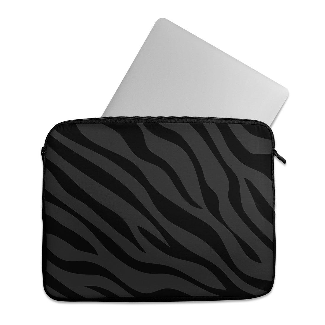 Laptop Sleeve Grey zebra - 1