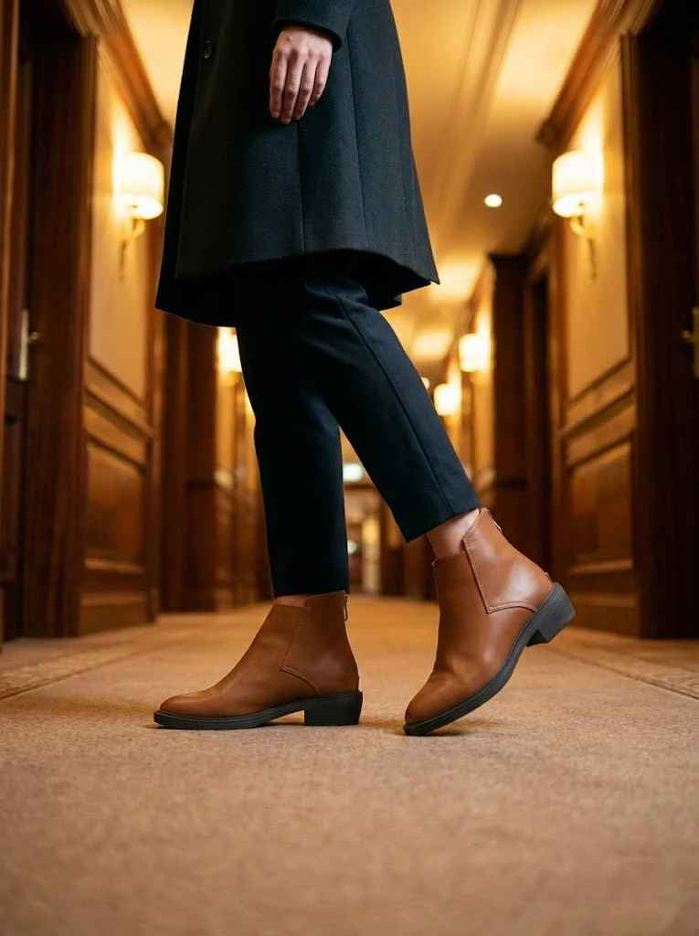 Metro Stroll Boots – Sleek, Chic, Effortless Havana