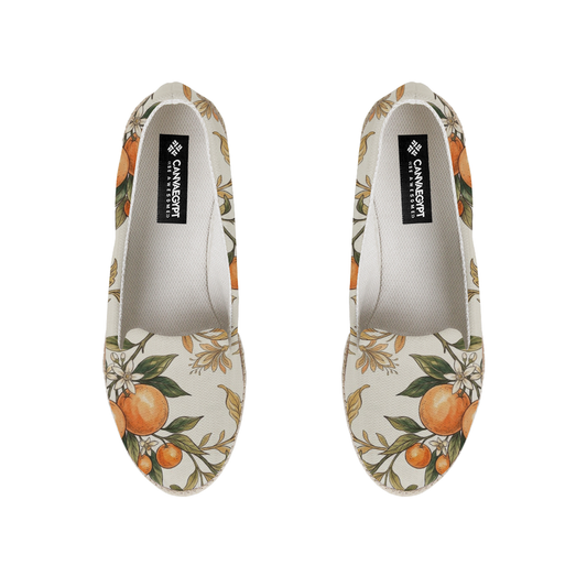 Nook Espadrille – Vintage Citrus Orange Blossom - 1