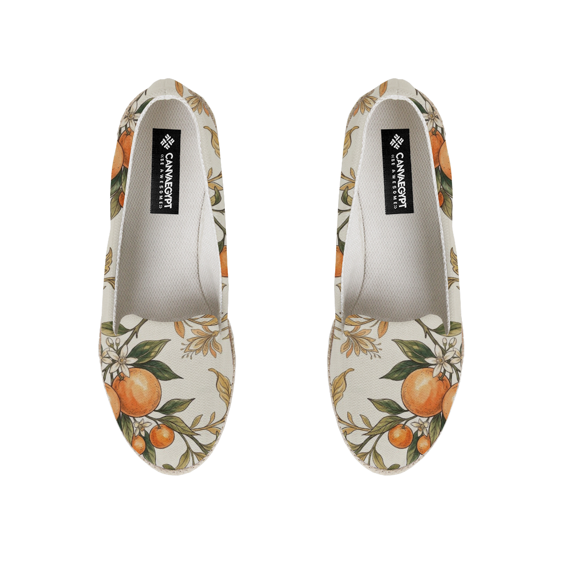 Nook Espadrille – Vintage Citrus Orange Blossom