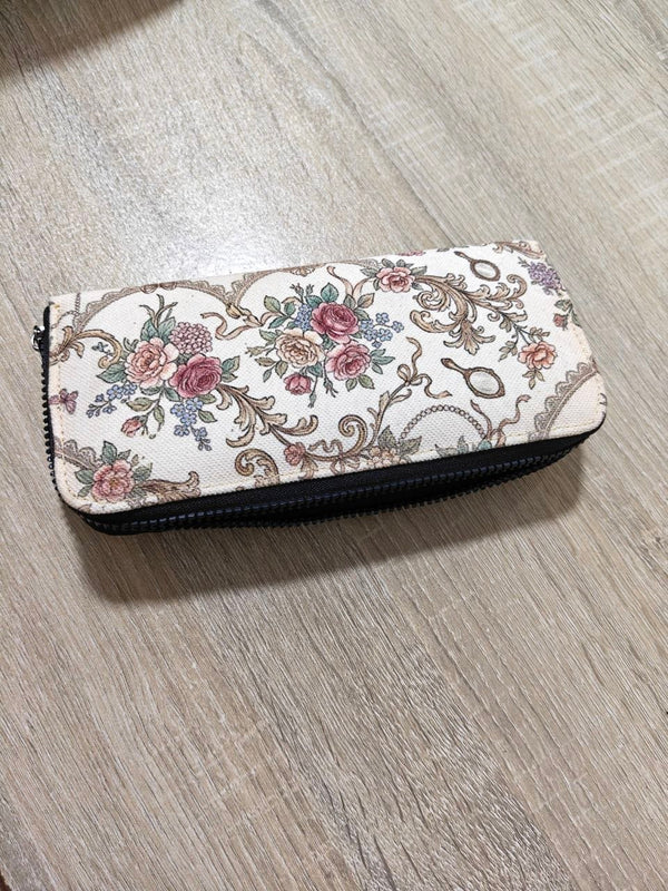 Women's Wallet Vintage Watercolor Botanical Soft Floral