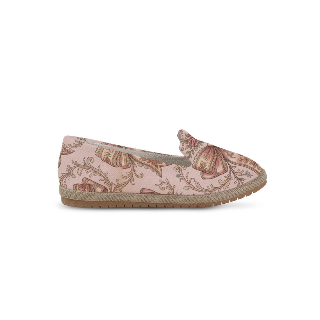 Havana Espadrille Romantic Coquette Vintage Rose Lace Bows - 2