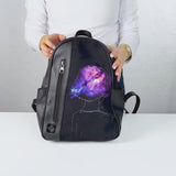Beige Mixed Backpack Sky Facing