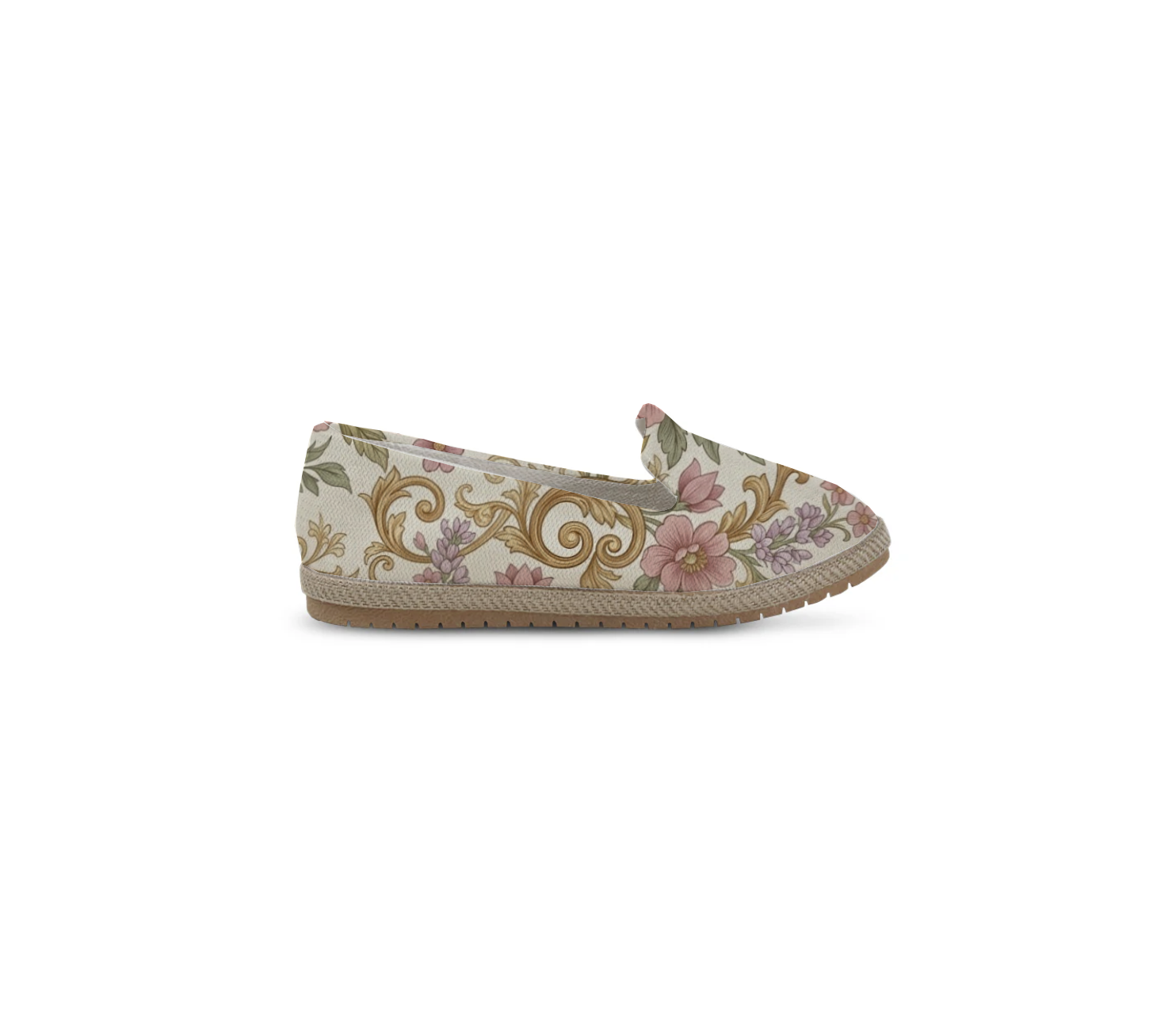 Nook Espadrille – Vintage Botanical Floral Pattern