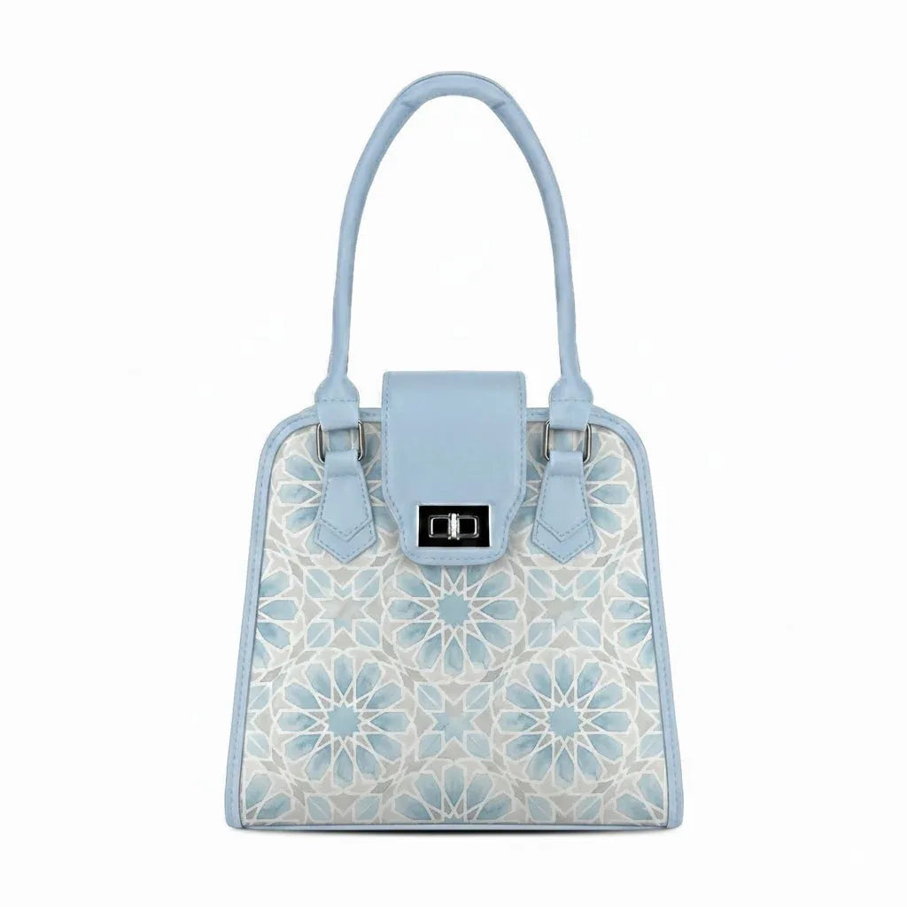 Blue Metropolitan Charm Bag Ramadan 2026 Blue Watercolor Islamic Pattern