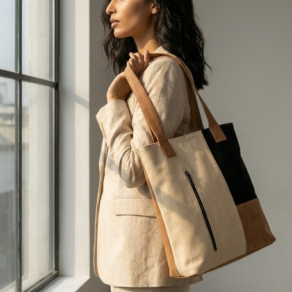 Jetset Mood Tote – Bold, Sleek, Ready to Go