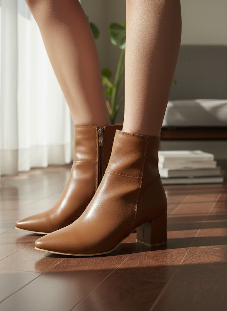 Havana Bold Stride Ankle Boots