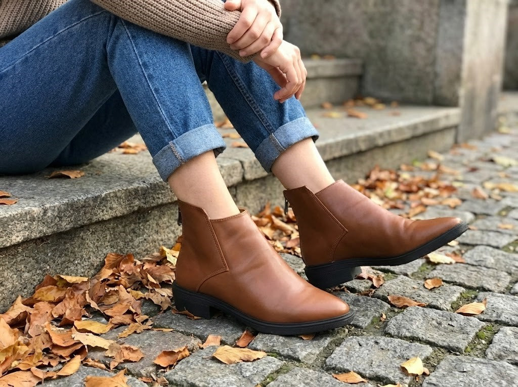 Metro Stroll Boots – Sleek, Chic, Effortless Havana