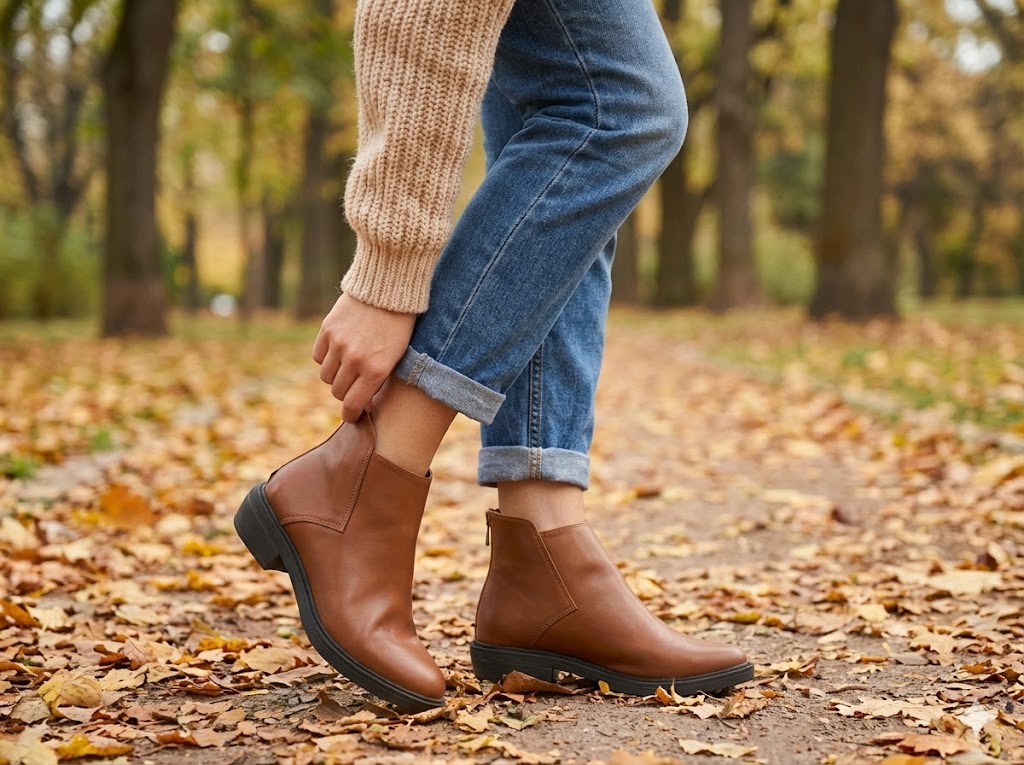 Metro Stroll Boots – Sleek, Chic, Effortless Havana