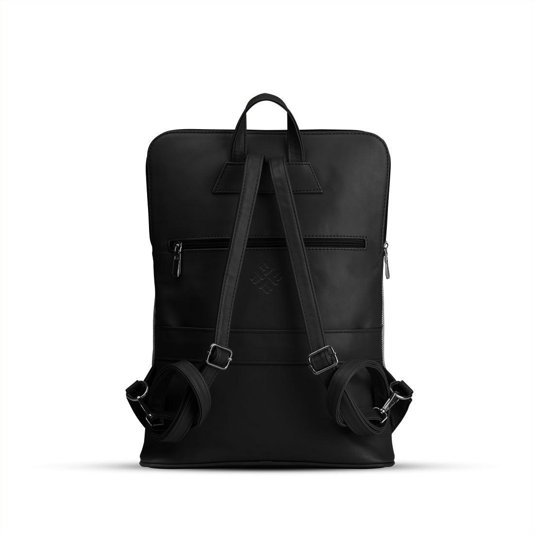 Black Orbit Laptop Backpack pattern - CANVAEGYPT