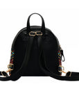 Black Mini Backpack Brunette Beauty