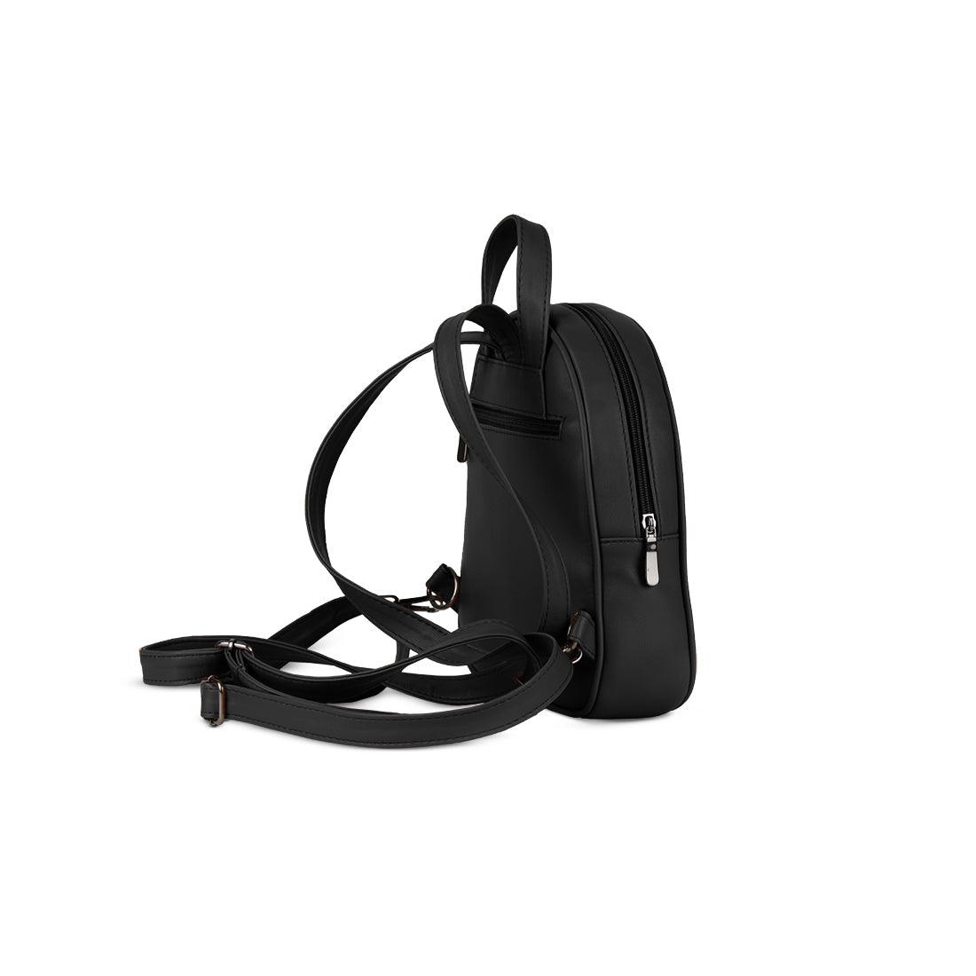 Black O Mini Backpacks Dots - CANVAEGYPT