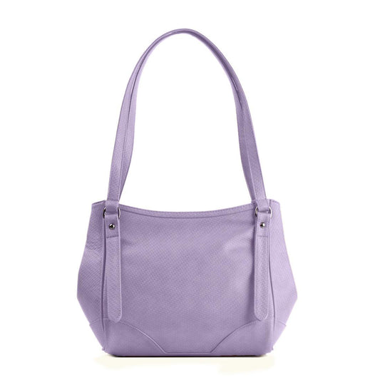 Lavender Leather Tote Bag Blooming Pink - CANVAEGYPT
