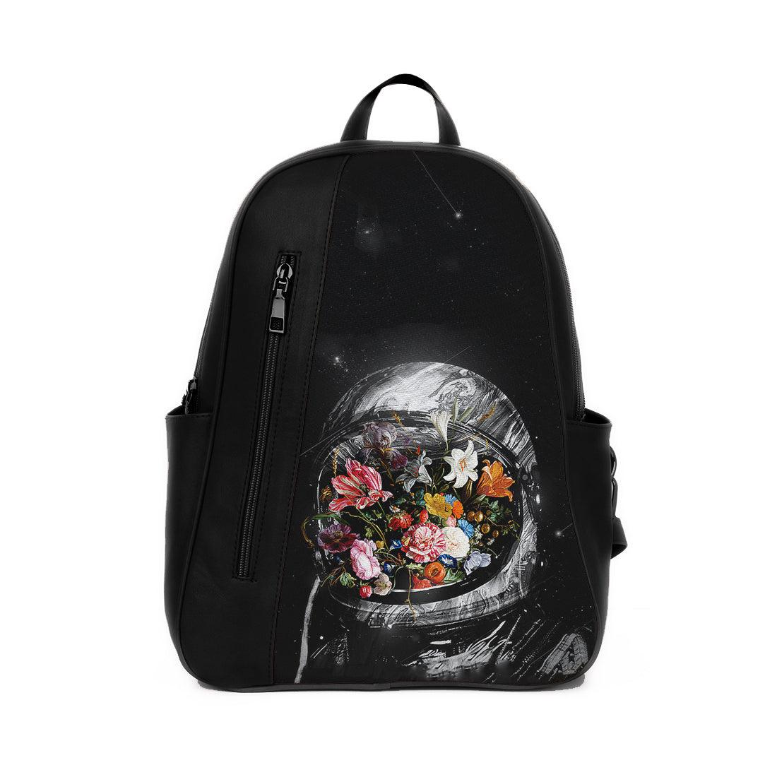 Black Mixed Backpack Bloom
