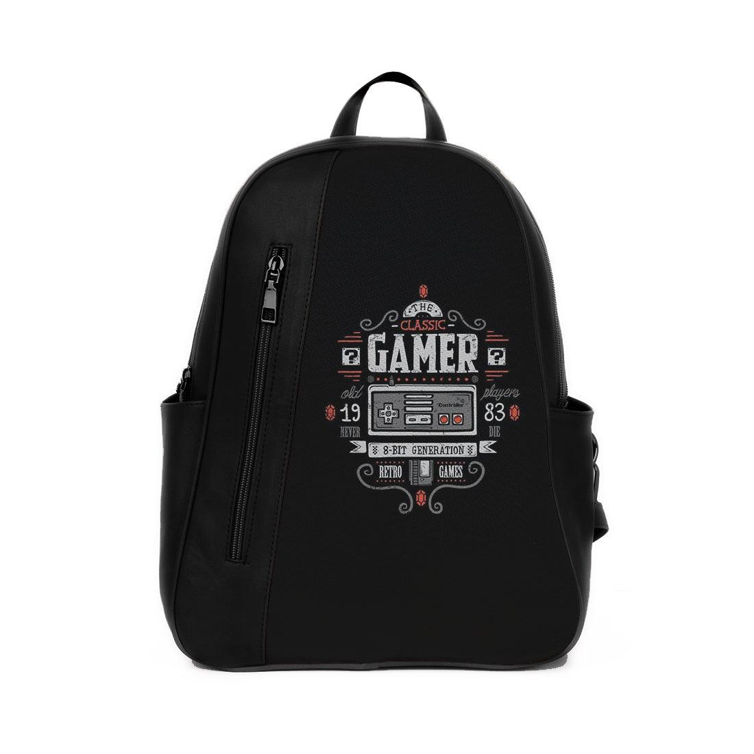 Black Mixed Backpack Gamer - CANVAEGYPT