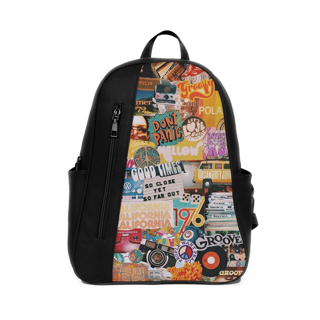 Black Mixed Backpack Good Times - CANVAEGYPT