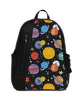 Black Mixed Backpack Space