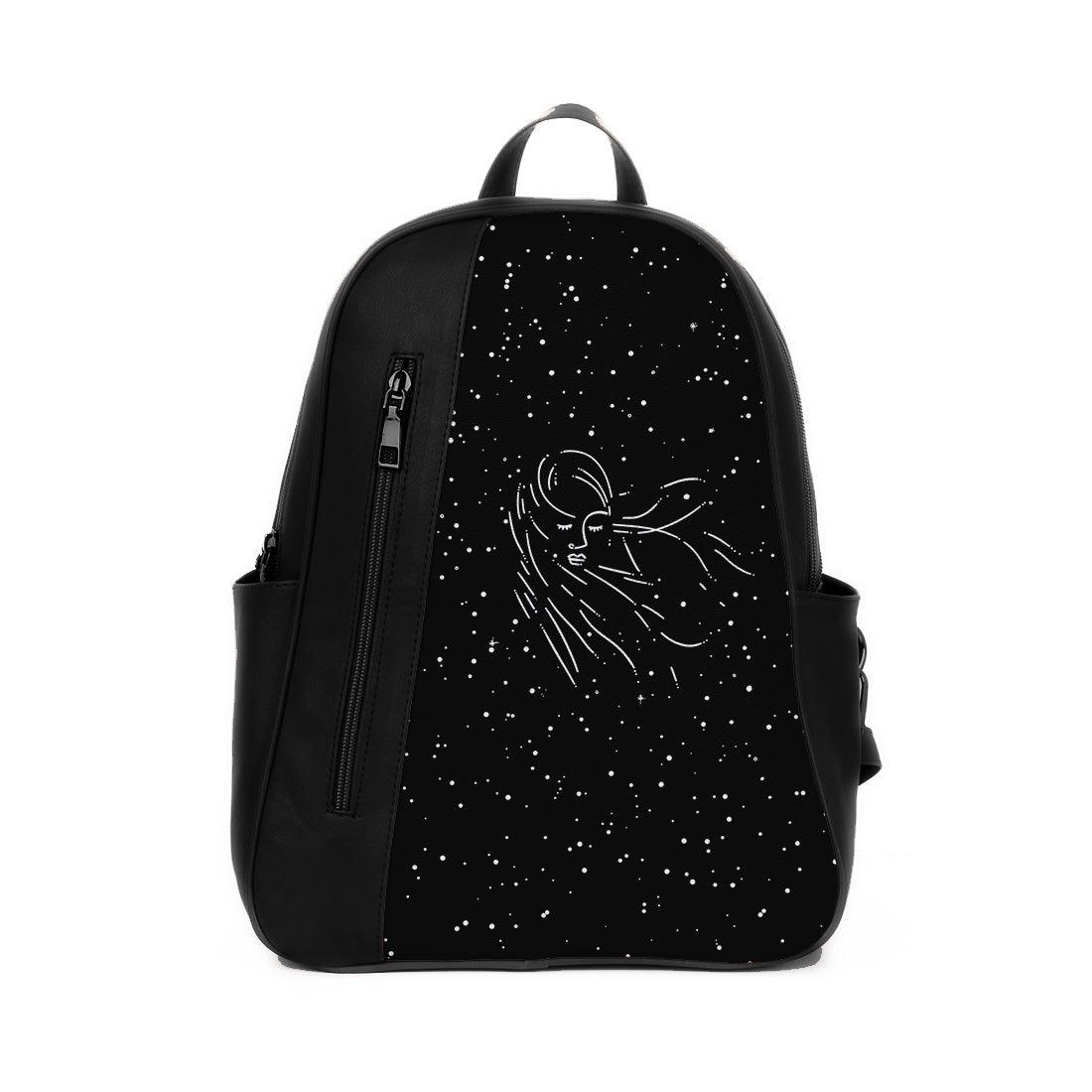 Black Mixed Backpack Stars Art - CANVAEGYPT