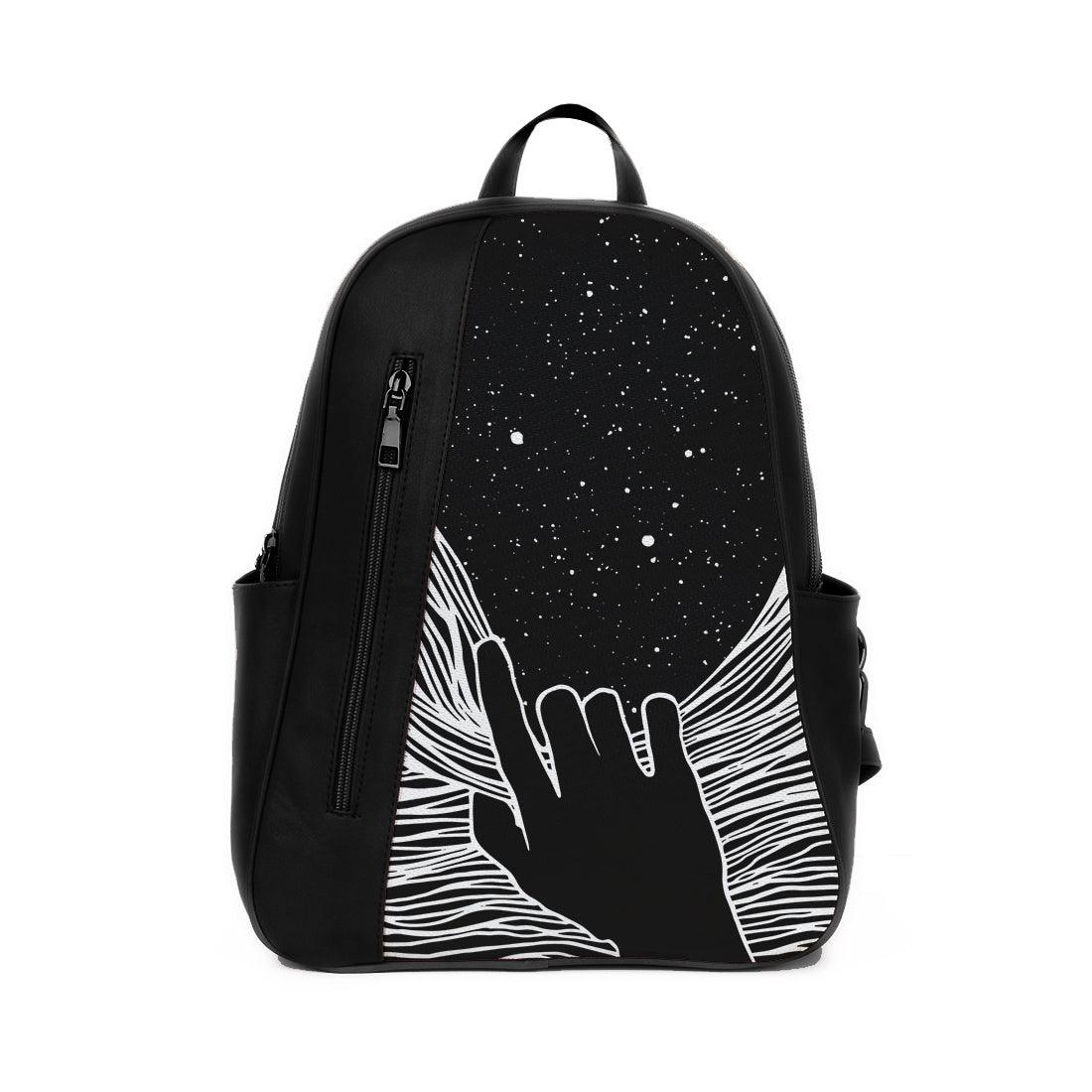 Black Mixed Backpack Through window - CANVAEGYPT