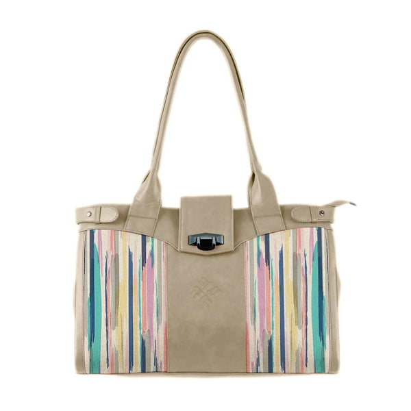 Beige Double Handle Large Bag Brushes - CANVAEGYPT
