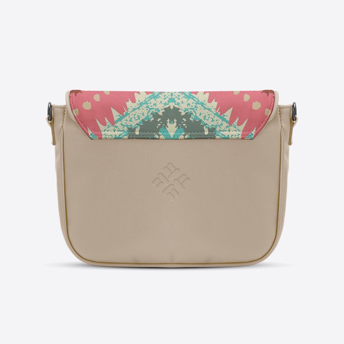 Beige Messenger Crossbody Arrows - CANVAEGYPT